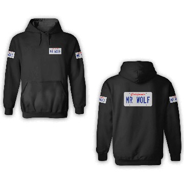 Discover Mr. Wolf - Pulp Fiction 3D Hoodies