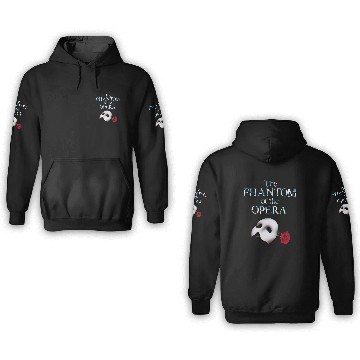 Discover The Phantom of The Opera Broadway 3D Hoodies