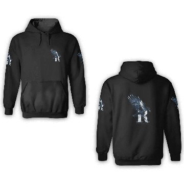 Discover Harry Potter Ravenclaw Bird Watercolor Racerback 3D Hoodies