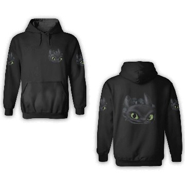 Discover Toothless - Dragon - 3D Hoodies