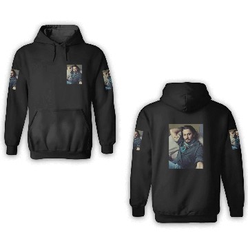 Discover Johnny Depp Classic Zip 3D Hoodies