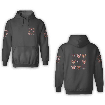 Discover Disney Mickey Mouse Flowers and Daisy Print 3D Hoodies
