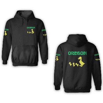 Discover Oregon duck Pullover 3D Hoodies