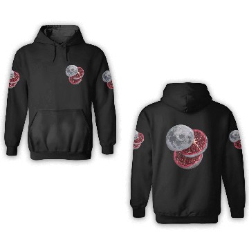 Discover Pomegranate Moon 3D Hoodies