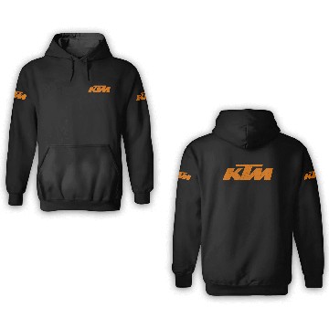 Discover Motorcycle - Ktm Racing - 3D Hoodies