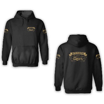 Discover Men's 3D Hoodies Bourbon And Cigar