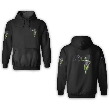 Discover She-Green-Angry lady - Hulk - 3D Hoodies