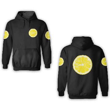 Discover Halloween Yellow Lemon Costume Fruit 3D Hoodies
