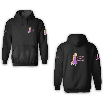 Discover Disney Princess Glowing Like Rapunzel 3D Hoodies