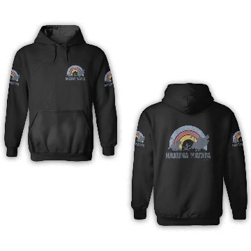 Discover Disneyss The Lion King Hakuna Matata Distressed Rainbow Logo 3D Hoodies