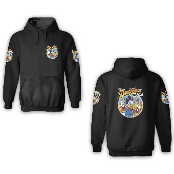 Discover Disney DuckTales Classic Uncle Scrooge Woo oo Baseball Tees 3D Hoodies