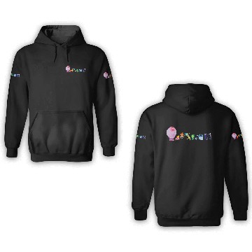 Discover Disneyss And Pixarss Inside Out 2 Emotions Toony Lineup 3D Hoodies