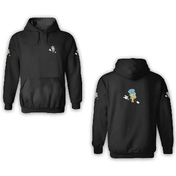 Discover Disney Pinocchio Jiminy Cricket Faux Pocket 3D Hoodies