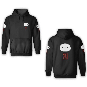 Discover Disney Big Hero 6 Baymax Face Kanji Poster 3D Hoodies