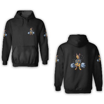 Discover Doberman Weightlifting Gym 3D Hoodies