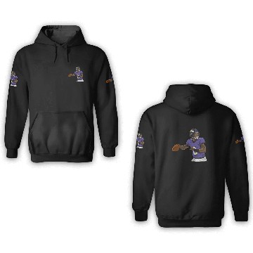 Discover Lamar Jackson 5 3D Hoodies