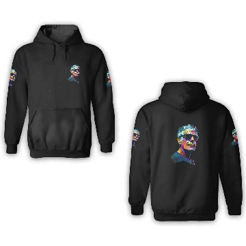 Discover Anthony Bourdain WPAP - Anthony Bourdain - 3D Hoodies