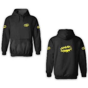 Discover wham! with starburst comic hero 3D Hoodies