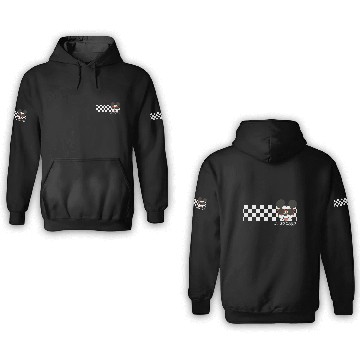 Discover Disney Mickey And Friends Mickey Mouse Checkerboard Stripe 3D Hoodies