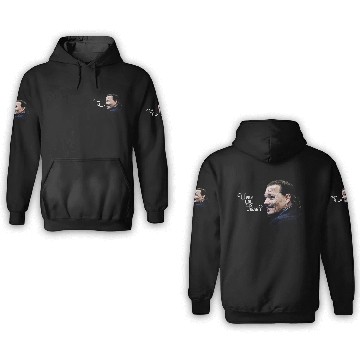 Discover Johnny Depp Trial 3D Hoodies