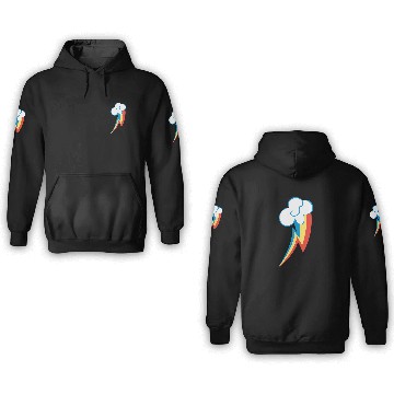 Discover Rainbow Dash Cutie 3D Hoodies