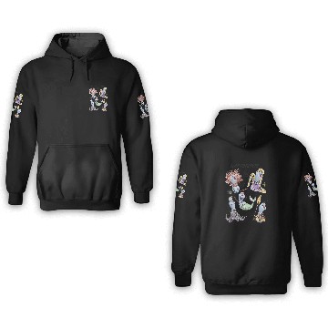 Discover Disney Olaf Presents Classic Costume Sketches Zip 3D Hoodies