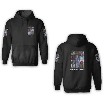 Discover Gilmore Girls Eras Tour Poster (White Print) 3D Hoodies