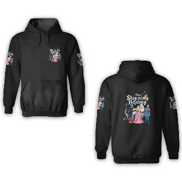 Discover Disneyss Sleeping Beauty Characters Baseball Tees 3D Hoodies