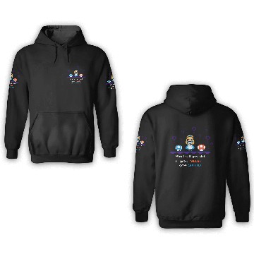 Discover Alice In 8-Bit Land 3D Hoodies