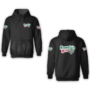 Discover Meowntain Mew 3D Hoodies