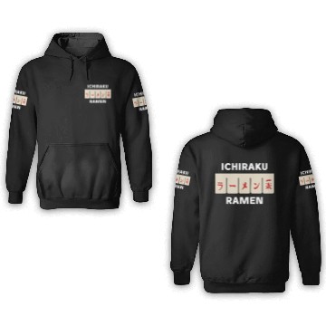 Discover Ichiraku Ramen 3D Hoodies
