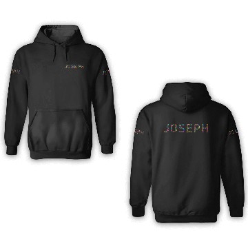 Discover Joseph Typography 3D Hoodies