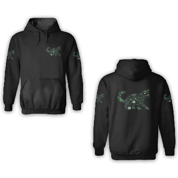 Discover Cute Cat Shamrock Women St. Patrick's Day 3D Hoodies