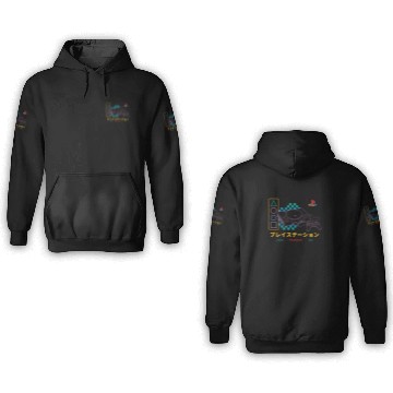 Discover Playstation Checker Neon 90's 3D Hoodies Pullover 3D Hoodies