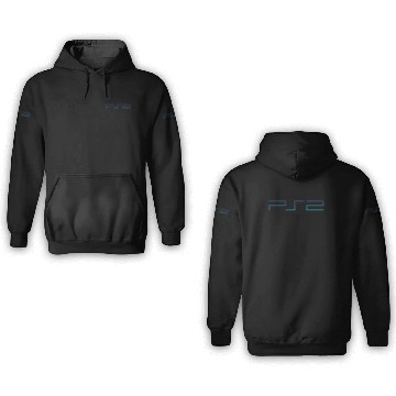 Discover Playstation 2 PS2 Logo 3D Hoodies