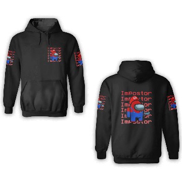 Discover Among Us - Impostor - Super Mario 3D Hoodies