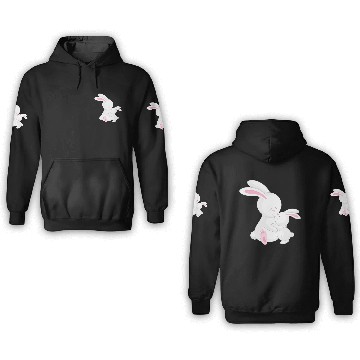 Discover Easter Mom and Baby Bunny 3D Hoodies