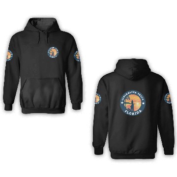 Discover Clearwater Beach Florida 3D Hoodies
