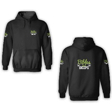 Discover BIBLES AND BICEPS 3D Hoodies