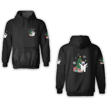 Discover Stay Puft Ghostbusters Around The Christmas Tree - Stay Puft - 3D Hoodies