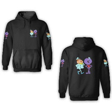Discover Squiddly Diddly Secret Squirrel Show Hanna-Barbera Cartoon 3D Hoodies
