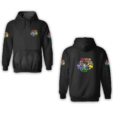 Discover Battle For Dream Island Cast Mural Classic 3D Hoodies