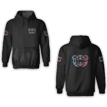 Discover Radiohead Logo Dizzy Glitch - Radiohead - 3D Hoodies