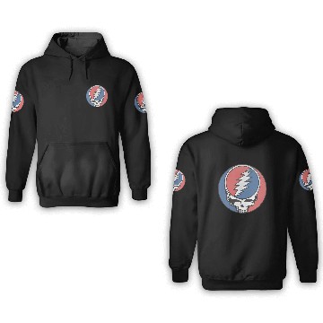 Discover Grateful Dead Unisex 3D Hoodies: Steal Your Face Classic