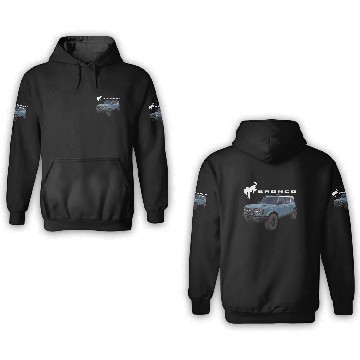 Discover Area 51 Ford Bronco Suv - Ford Bronco - 3D Hoodies