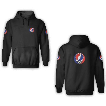 Discover Grateful Dead Unisex Zip 3D Hoodies: Steal Your Face Classic