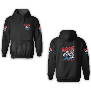 Discover Popeye the Sailor Graphic 3D Hoodies