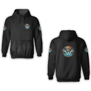 Discover Weezer Rock Band Eagle Logo 3D Hoodies
