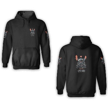 Discover Stitch and Toothless Funny 3D Hoodies