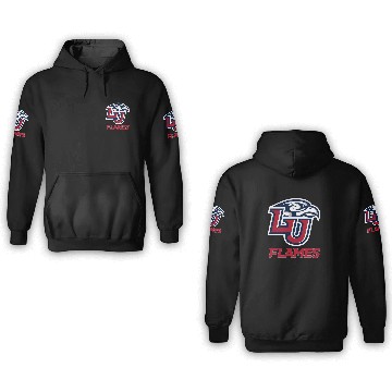 Discover Liberty University Primary Logo 3D Hoodies